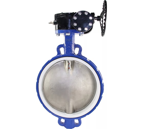 Затвор дисковый поворотный DN.ru WCB-316L-PTFE Ду400 Ру16 с редуктором D050-02376