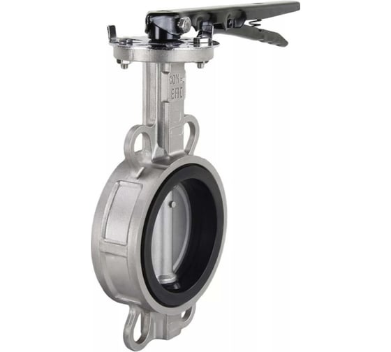 Дисковый поворотный затвор DN.ru 316L-316L-VITON Ду125 Ру16 с рукояткой D050-06561