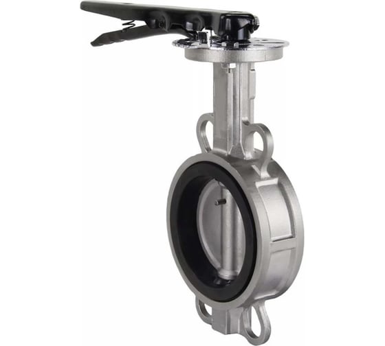 Дисковый поворотный затвор DN.ru 316L-316L-VITON Ду125 Ру16 с рукояткой D050-06561