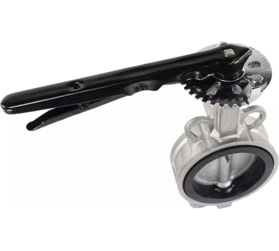 Дисковый поворотный затвор DN.ru 316L-316L-VITON Ду125 Ру16 с рукояткой D050-06561