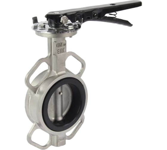 Дисковый поворотный затвор DN.ru 316L-316L-VITON Ду80 Ру16 с рукояткой D050-06568