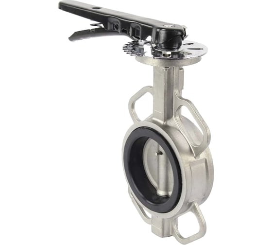 Дисковый поворотный затвор DN.ru 316L-316L-VITON Ду80 Ру16 с рукояткой D050-06568