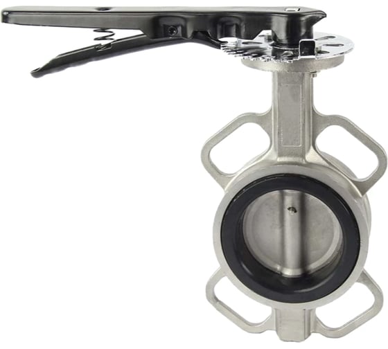 Дисковый поворотный затвор DN.ru 316L-316L-VITON Ду80 Ру16 с рукояткой D050-06568