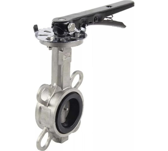 Дисковый поворотный затвор DN.ru 316L-316L-VITON Ду50 Ру16 с рукояткой D050-06566