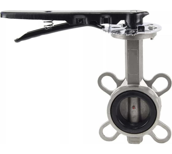 Дисковый поворотный затвор DN.ru 316L-316L-VITON Ду50 Ру16 с рукояткой D050-06566