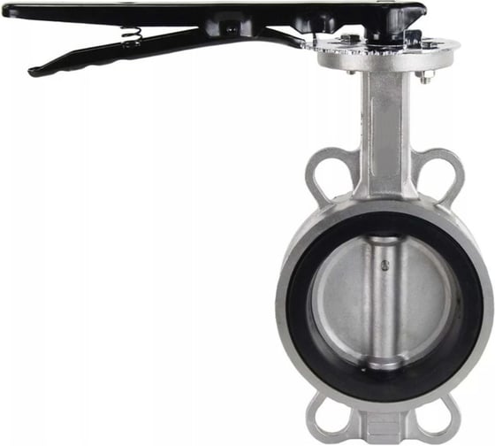 Дисковый поворотный затвор DN.ru 316L-316L-VITON Ду100 Ру16 с рукояткой D050-06560