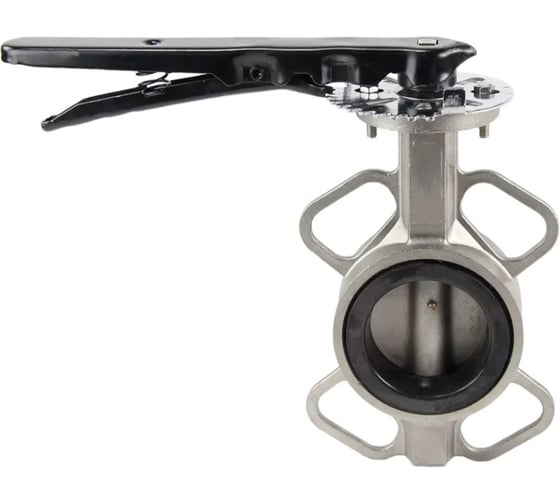 Дисковый поворотный затвор DN.ru 316L-316L-VITON Ду65 Ру16 с рукояткой D050-06567