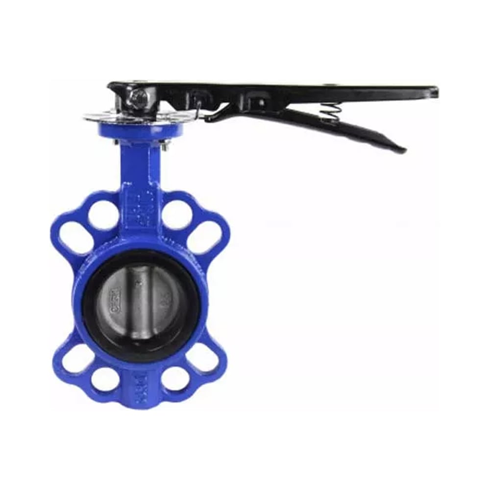 Дисковый поворотный затвор DN.ru GG25-316L-NBR Ду80 Ру16 с рукояткой ...