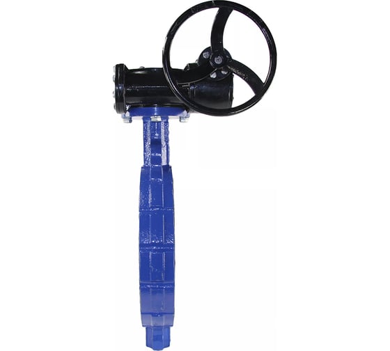 Затвор дисковый поворотный DN.ru WCB-316L-PTFE Ду500 Ру16 с редуктором D050-02394