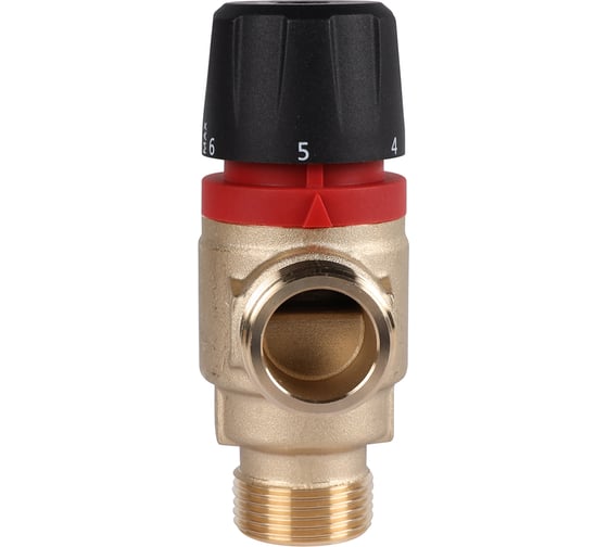 Термостатический смесительный клапан для систем отопления и гвс ROMMER 3/4" нр 35-60с kv 1,6 (боковое смешивание) RG0092NU9FV193