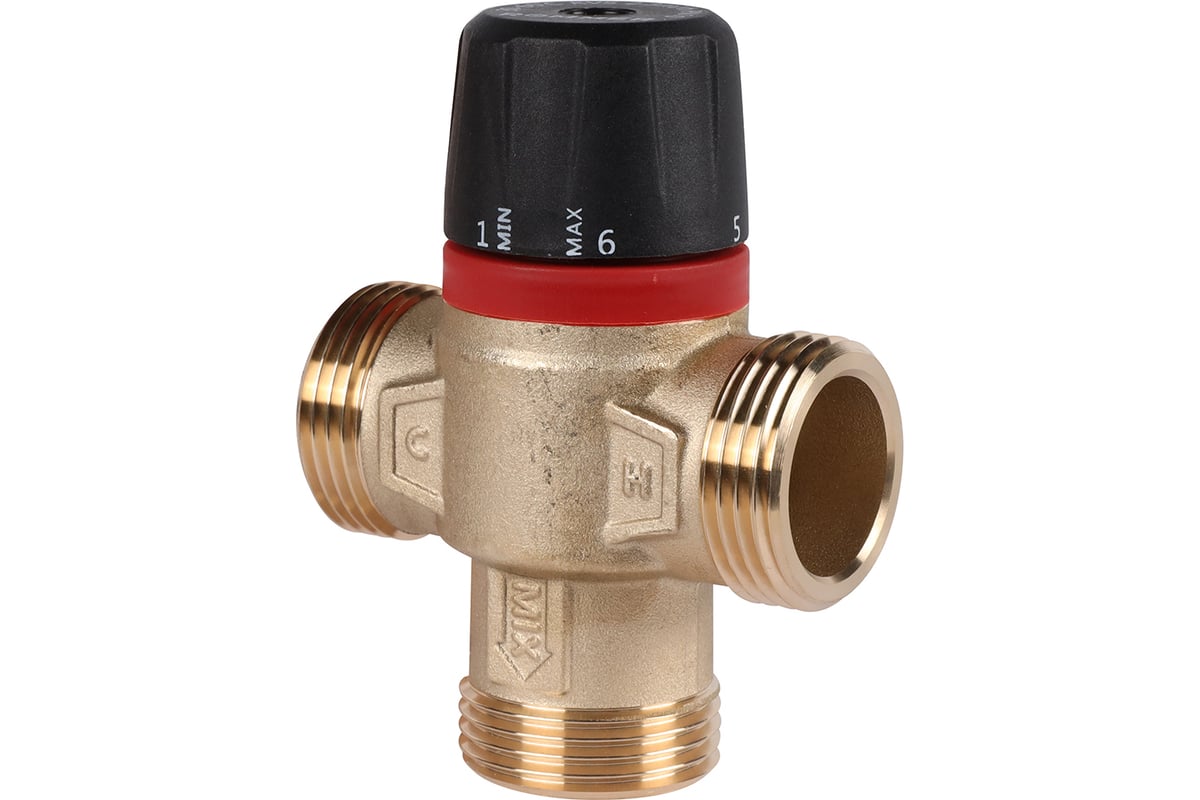 Термостатический смесительный клапан для систем отопления и гвс ROMMER ...