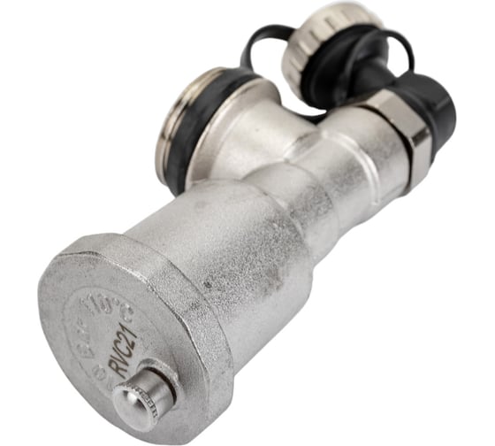 Тройник для коллектора Rvc ТП 1/2 г x 1 ш х 1/2 г, комплект без гайки 12834