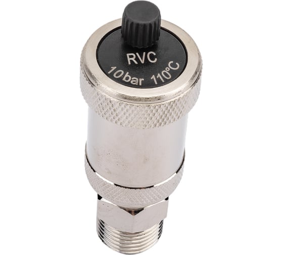 Воздухоотводчик Rvc 1/2 автоматический, с отсечным клапаном, хром 06507