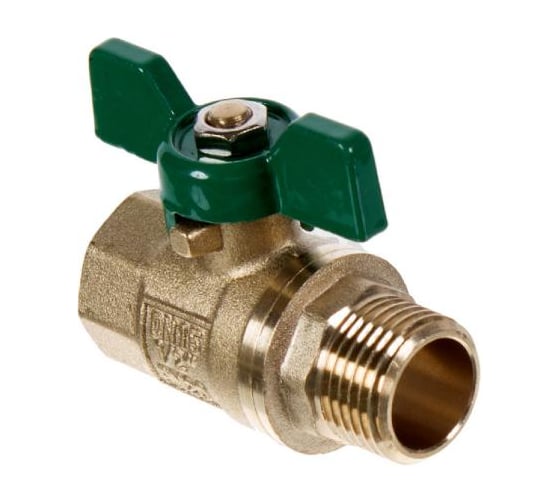 Шаровый кран РОСТерм 1/2" В-H ручка бабочка RT1065 1