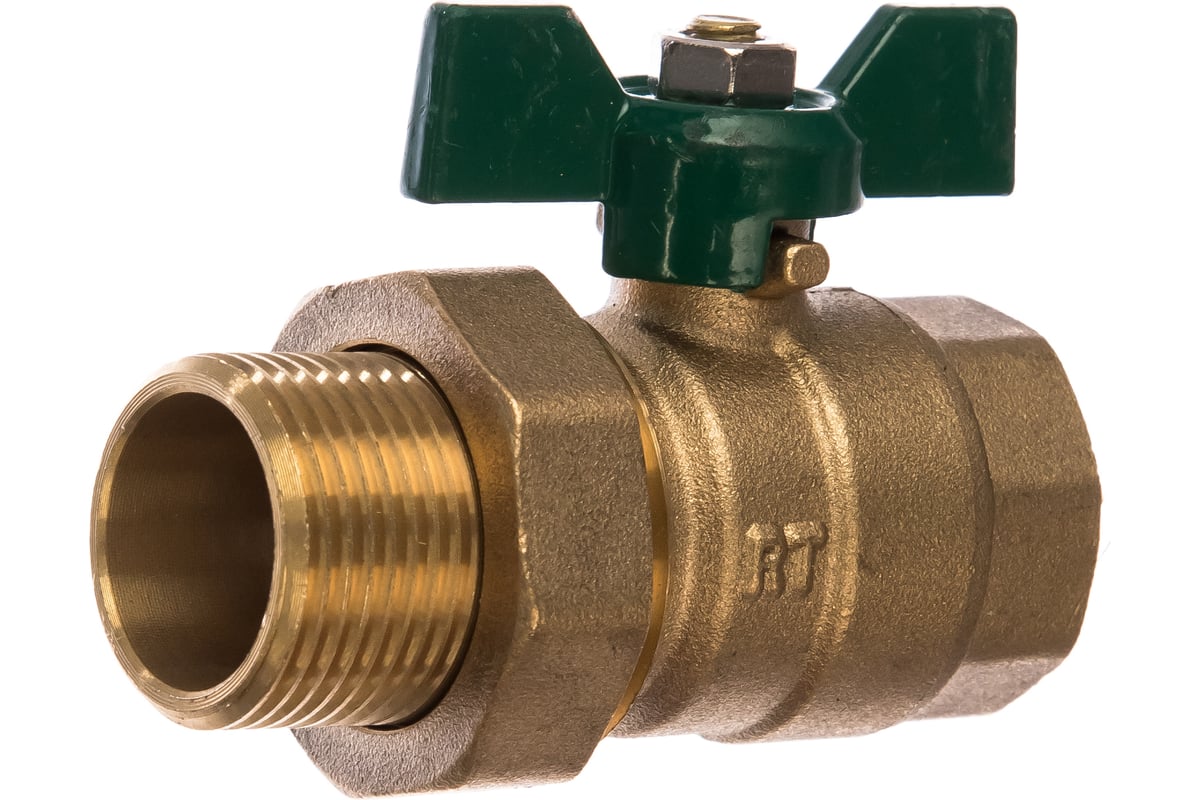 Шаровый кран со сгоном РОСТерм 3/4\" В-Н ручка бабочка RT1071 - выгодная ...?