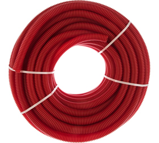 Гофра под 20 мм РОСТерм красная Corpipe20r