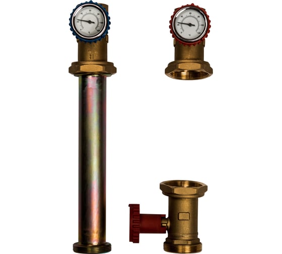 Насосная группа с прямым контуром (1 1/4", без насоса в теплоизоляции, DN 32) STOUT SDG-0001-003201