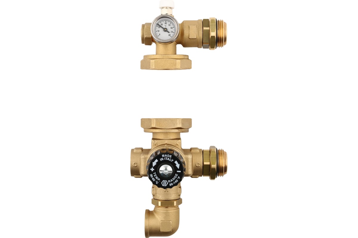 Насосно-смесительный узел с термостатическим клапаном, без насоса STOUT ...