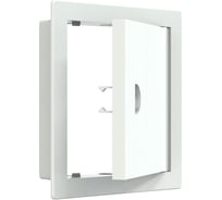 Ревизионный люк-дверца с ручкой 122x122 с фланцем 98x98 EVECS Л1010Р 87-688