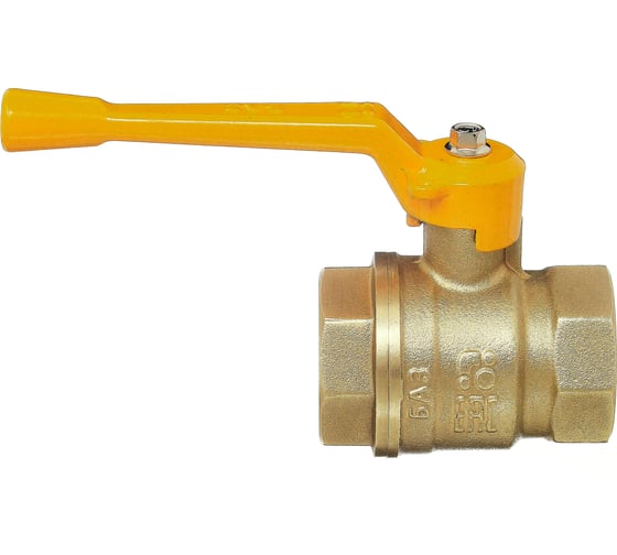 Шаровой кран БАЗ 11Б27п DN25 газ вр/вр рычаг серия Standart PN40 БАЗ.А10.0.25.НГ.40
