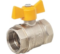 Шаровой кран БАЗ 11Б27п Ду15 А10/1 газ вр/вр бабочка никель ерия Standart БАЗ.А10.1.15.НГ.40.Н