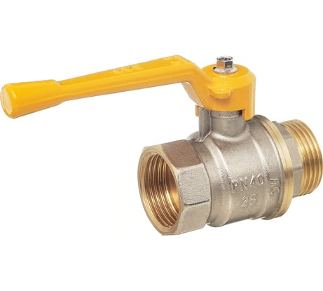 Шаровой кран БАЗ 11Б27п Ду32 А11 газ вр/нр рычаг никель PN40, серия Standart БАЗ.А11.0.32.НГ.40.Н