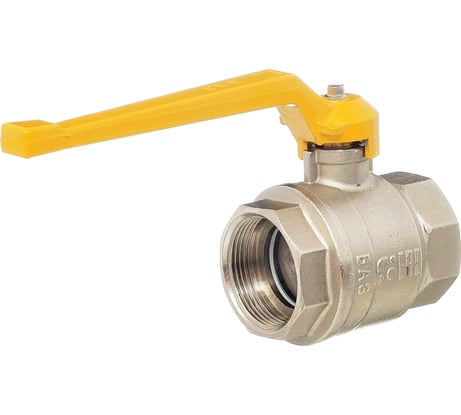 Шаровой кран БАЗ 11Б27п Ду40 А10 газ вр/вр рычаг никель PN40 серия Standart БАЗ.А10.0.40.НГ.40.Н