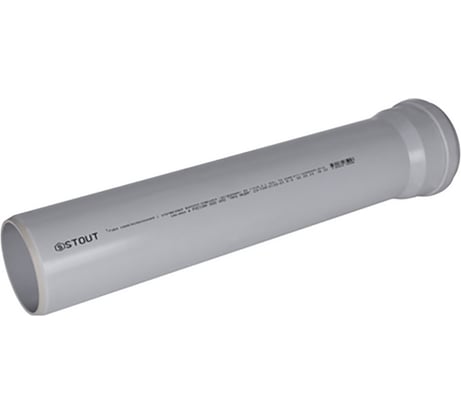 Труба STOUT канализационная бесшумная d 110x500 мм RG00921GB7V778
