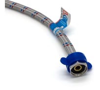 Гибкая подводка для воды, (оплетка нерж.сталь)1/2", вр/вр, 100см ELKA EL.LK.101.33.0100