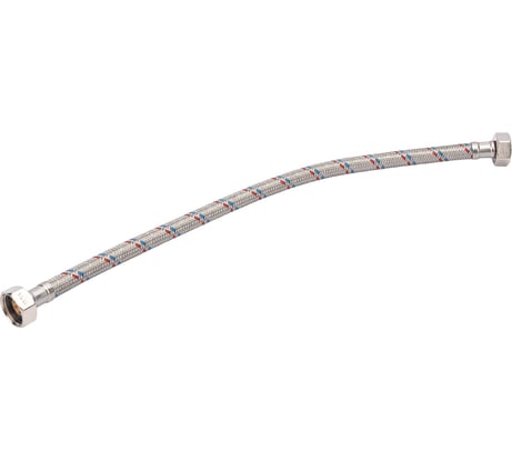 Подводка гибкая для воды с оплеткой из нержавеющей стали ELKA 1/2" х 40 см в/в ИС.100910