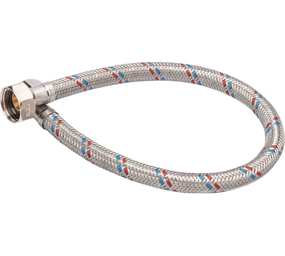 Подводка гибкая для воды с оплеткой из нержавеющей стали ELKA 1/2" х 40 см в/в ИС.100910