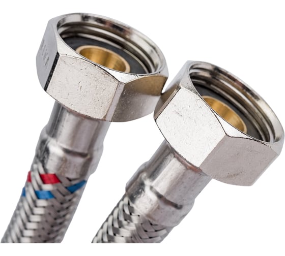 Подводка гибкая для воды с оплеткой из нержавеющей стали ELKA 1/2" х 60 см в/в ИС.100912
