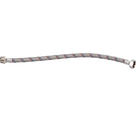 Подводка гибкая для воды ELKA с оплеткой из нержавеющей стали 1/2" х 40 см в/н ИС.100923