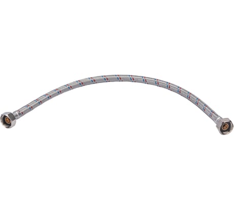 Гибкая подводка для воды ELKA, оплетка нерж.сталь, 1/2", вр/вр, 50см EL.LK.101.33.0050