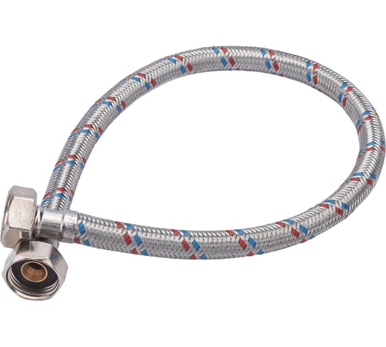 Подводка гибкая для воды с оплеткой из нержавеющей стали ELKA  1/2" х 50 см в/в ИС.100911