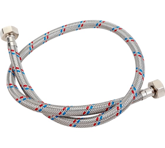 Подводка гибкая для воды с оплеткой из нержавеющей стали ELKA 1/2" х 80 см в/в ИС.100913