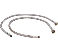 Гибкая подводка для смесителей ELKA 1/2" х М10 х 80 см, пара - длинный и короткий хвост ИС.100966