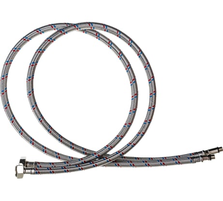Гибкая подводка для смесителей ELKA (оплетка нерж.сталь) 1/2", вр/нр м10, 100 см (пара) 694687891809