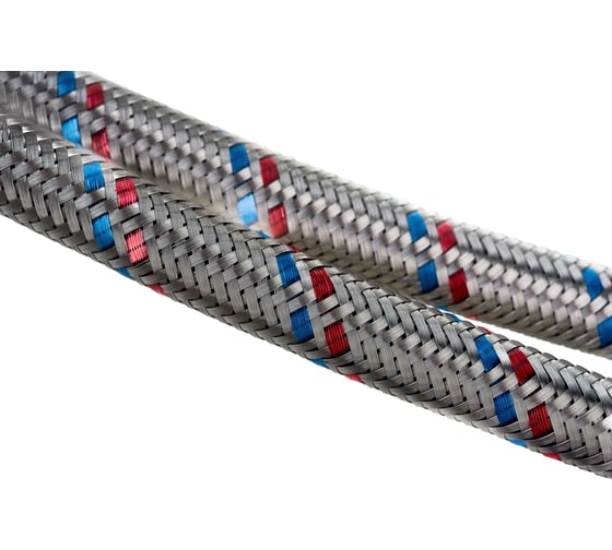 Гибкая подводка для смесителей ELKA (оплетка нерж.сталь) 1/2", вр/нр м10, 100 см (пара) 694687891809