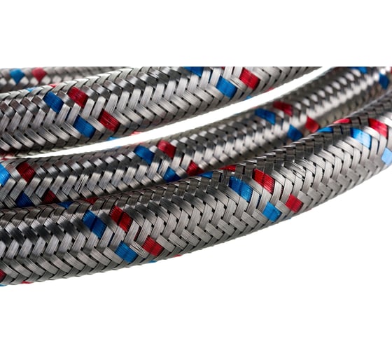 Гибкая подводка для смесителей ELKA 1/2" х М10 х 120 см, пара - длинный и короткий хвост ИС.100968