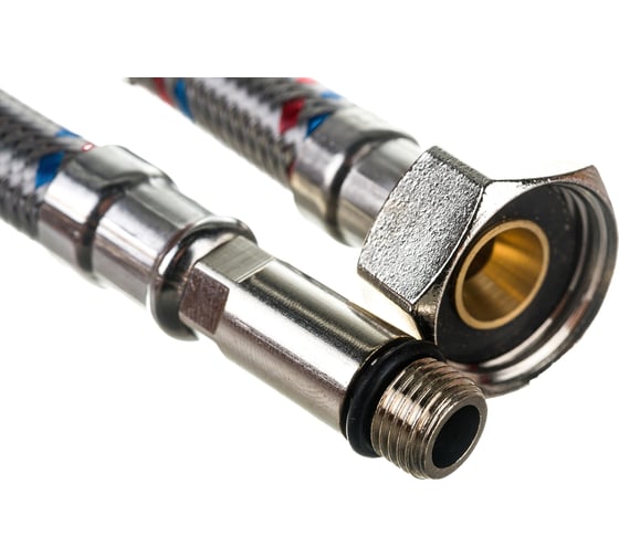 Гибкая подводка для смесителей ELKA 1/2" х М10 х 120 см, пара - длинный и короткий хвост ИС.100968