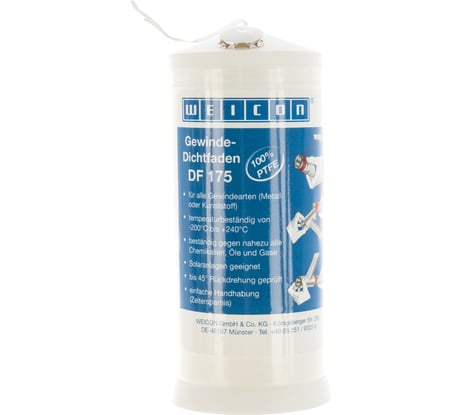 Нить для уплотнения резьбы DF 175 175 м с PTFE WEICON wcn30010175