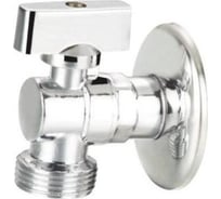 Угловой кран для бытовой техники Rvc (15) 1/2 ш х 3/4 ш с отражателем (ручка сверху) 00190