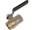 Шаровой кран Rvc (15) 1/2 гг ручка, черная 10933 1