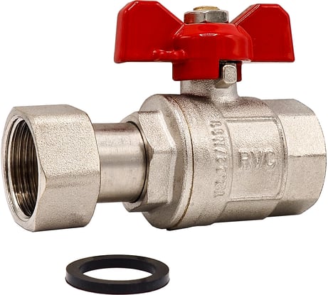 Шаровой кран Rvc (15) 1/2 гг накидная гайка, бабочка 15523