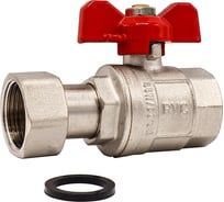 Шаровой кран Rvc (20) 3/4 гг накидная гайка, бабочка 15524