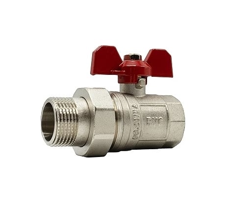 Шаровой кран Rvc (25) 1 гш американка, бабочка 00226