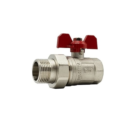 Шаровой кран Rvc (25) 1 гш американка, бабочка 00226