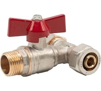 МП Шаровой кран тройник Rvc 16x1/2шх16 17132