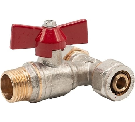 МП Шаровой кран тройник Rvc 16x1/2шх16 17132